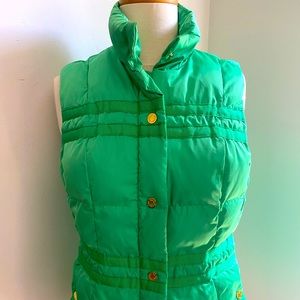 Lilly Pulitzer Green Puffer Jacket